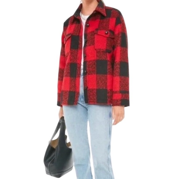 Pomander Place Buffalo Plaid Austen Jacket Size Small Wool Blend - Picture 10 of 10